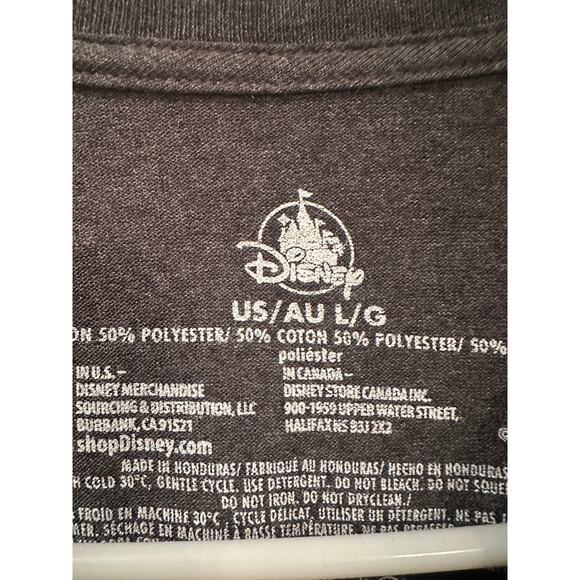 NWOT Disney Parks Aristocats gray Vintage O’Malley Scat Cat Style Tee Sz L - Picture 3 of 3